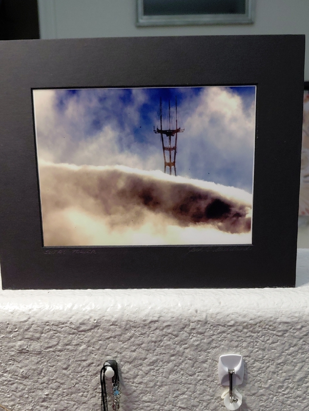 SF Sutro Tower With Thick Cloud And Fog Art Photo By Jack E. Stiddard 5x7/8x10